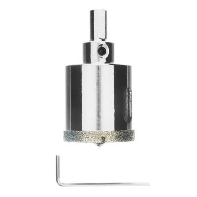 Сверло алмазное по керамограниту, 38 х 67 мм, трехгранный хвостовик Matrix купить в Москве с доставкой по всей России | ProtosMarket.ru