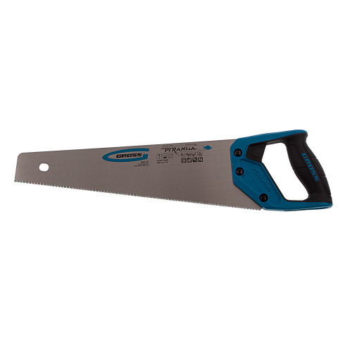 Ножовка по дереву "Piranha", 400 мм, 11-12 TPI, зуб-3D, каленый зуб, двухкомпонентная рукоятка Gross купить в Москве с доставкой по всей России | ProtosMarket.ru