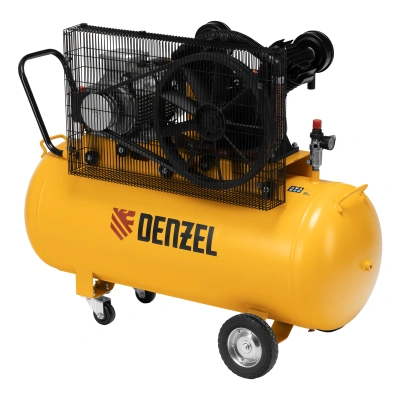 Компрессор воздушный рем. привод BCV 5500-T/200, 5,5 кВт, 200 литров, 850 л/мин Denzel по ценам производителя в Санкт-Петербурге с доставкой по всей России