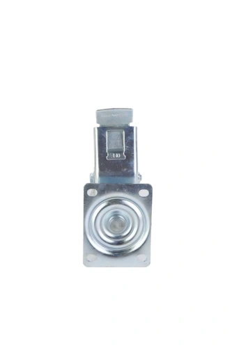 Колесо поворотное усиленное резина SRCB 63 160 мм с тормозом по ценам производителя в Санкт-Петербурге с доставкой по всей России