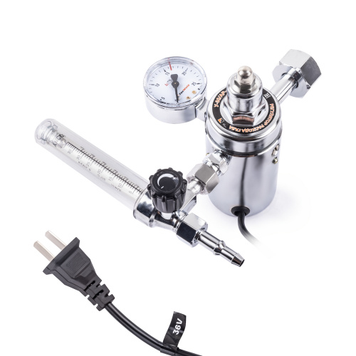 Регулятор расхода газа У-30/АР-40-1P-36В (универсальный, 1 манометр, подогреватель, латунь) купить в Москве с доставкой по всей России | ProtosMarket.ru