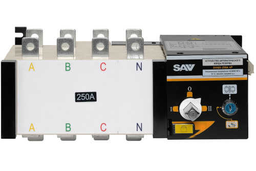 Реверсивный рубильник АВР (устройство автоматического ввода резерва) SHIQ5-250 4P по ценам производителя в Санкт-Петербурге с доставкой по всей России