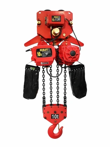10т 6м таль цепная ТЭЦ OCALIFT 10-04s 380в передвижная по ценам производителя в Санкт-Петербурге с доставкой по всей России