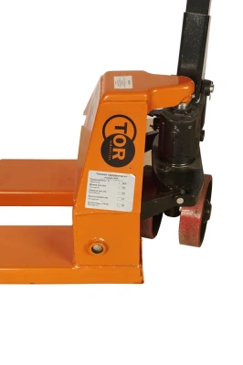 Тележка гидравлическая узковильная 2500 кг 800x450 мм полиуретановые колеса TOR RHP по ценам производителя в Санкт-Петербурге с доставкой по всей России