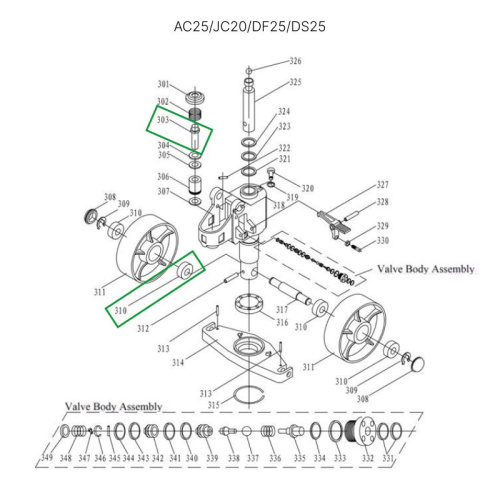 Подшипник подвильного ролика для гидравлических тележек AC25, DF25, JC20, AC30 по ценам производителя в Санкт-Петербурге с доставкой по всей России