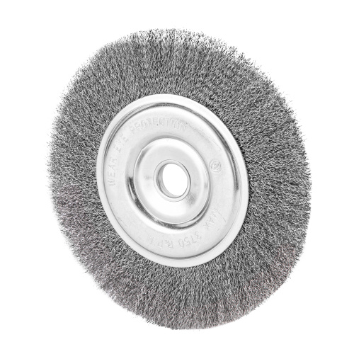 Щетка для УШМ, 200 мм, посадка 22.2 мм, плоская, витая проволока 0.3 мм Сибртех по ценам производителя в Санкт-Петербурге с доставкой по всей России