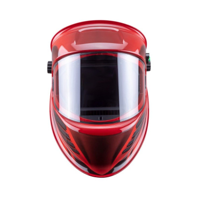 Маска сварщика КОРУНД МЕГА красная (ф-р MEGA LED) в коробке по ценам производителя в Санкт-Петербурге с доставкой по всей России