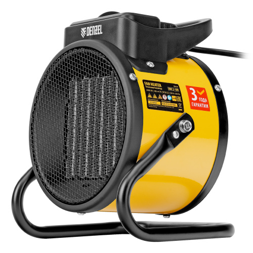 Тепловая пушка, керамический нагреватель (тепловентилятор) DHC 2-100, 230 В, 0.025/1/2 кВт Denzel по ценам производителя в Санкт-Петербурге с доставкой по всей России