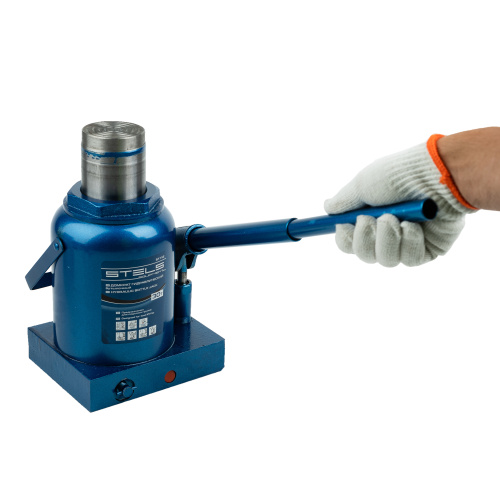 Домкрат гидравлический бутылочный, 30 т, H подъема 240-370 мм Stels по ценам производителя в Санкт-Петербурге с доставкой по всей России