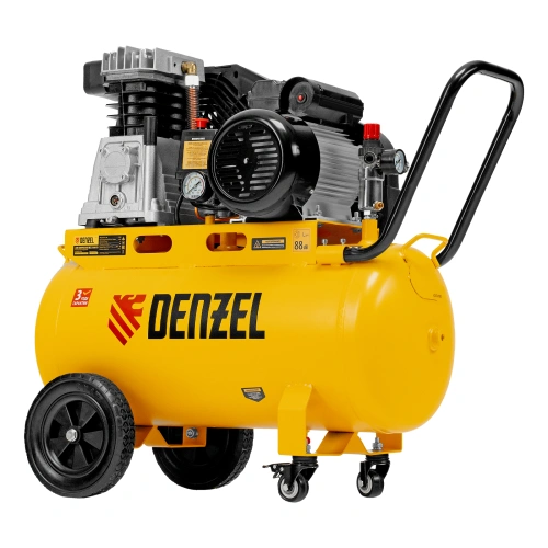 Компрессор воздушный рем. привод BCI 2100/50, 2,1 кВт, 50 литров, 400 л/мин Denzel по ценам производителя в Санкт-Петербурге с доставкой по всей России