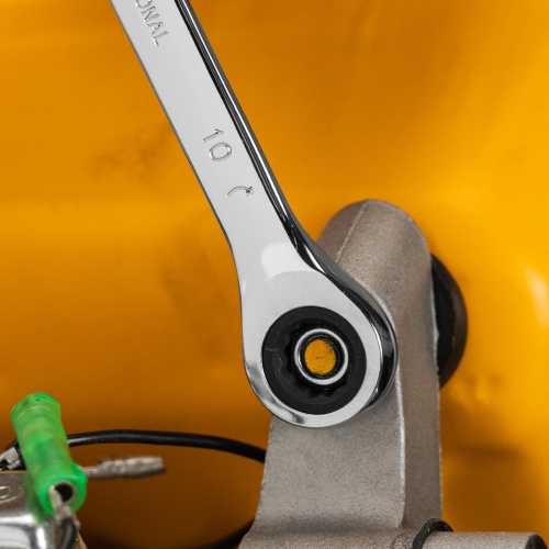 Ключ комбинированный трещоточный, 10 мм, CrV, зеркальный хром Matrix Professional купить в Москве с доставкой по всей России | ProtosMarket.ru