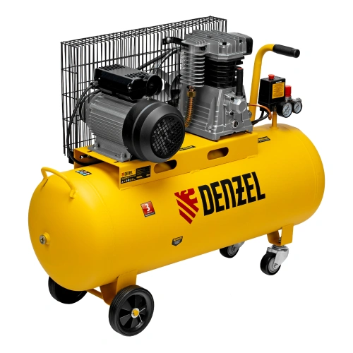 Компрессор воздушный BCI2300/100, ременный привод, 2.3 кВт, 100 литров, 400 л/мин Denzel по ценам производителя в Санкт-Петербурге с доставкой по всей России