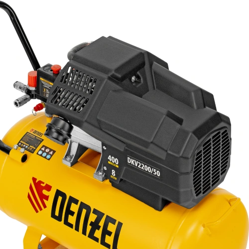 Компрессор воздушный DKV2200/50, Х-PRO 2.2 кВт, 400 л/мин, 50 л Denzel по ценам производителя в Санкт-Петербурге с доставкой по всей России