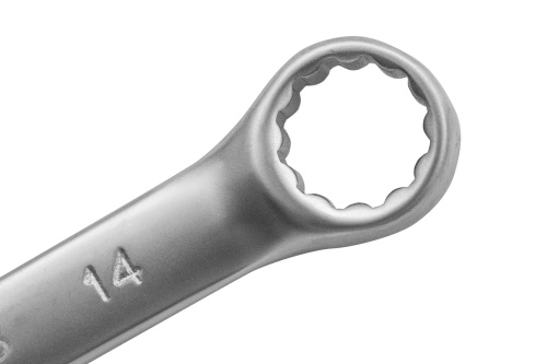 Ключ комбинированный, 14 мм, CrV, матовый хром Matrix по ценам производителя в Санкт-Петербурге с доставкой по всей России