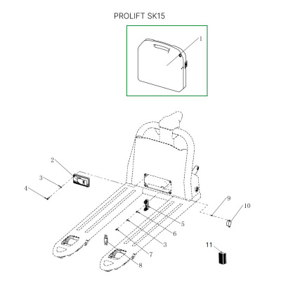Аккумуляторная батарея 48В 30Ач Li-ion для тележек SD20L по ценам производителя в Санкт-Петербурге с доставкой по всей России