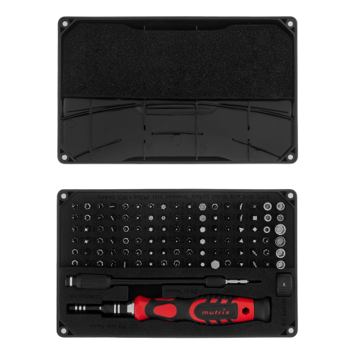 Набор для точных работ 107 в 1, универсальный, сталь CrV Matrix по ценам производителя в Санкт-Петербурге с доставкой по всей России