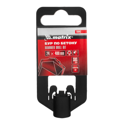 Бур по бетону, 24 х 400 мм, SDS Plus Matrix по ценам производителя в Санкт-Петербурге с доставкой по всей России