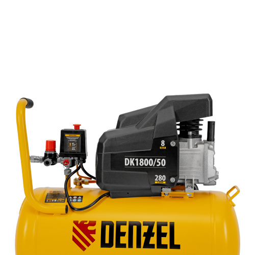 Компрессор воздушный DK1800/50, Х-PRO 1.8 кВт, 280л/мин, 50л Denzel по ценам производителя в Санкт-Петербурге с доставкой по всей России