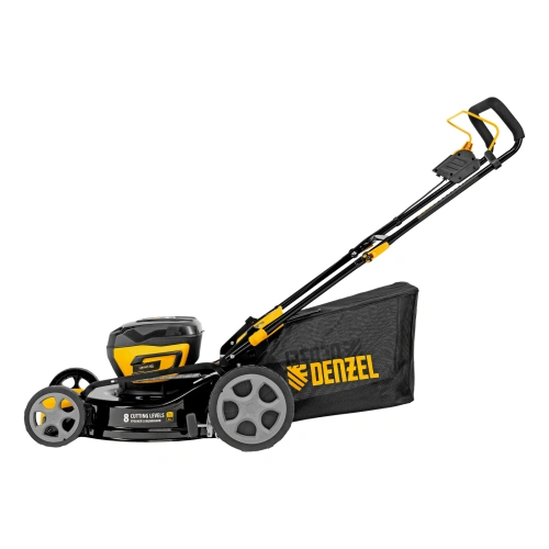 Газонокосилка аккумуляторная бесщет. DLM-460, 460 мм, травосб. 65 л., Li-Ion, 40 В Denzel по ценам производителя в Санкт-Петербурге с доставкой по всей России