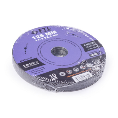 Круг отрезной по металлу FTL Expert II 125 х 1,0 х 22,2 мм A46SBF по ценам производителя в Санкт-Петербурге с доставкой по всей России