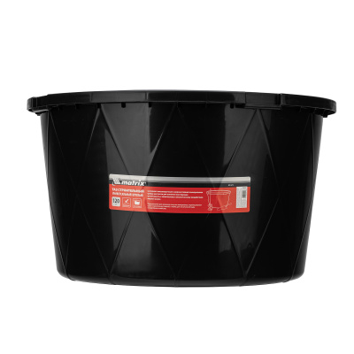 Таз строительный круглый универсальный, 120л, ударопрочный, с ребрами жесткости Matrix купить в Москве с доставкой по всей России | ProtosMarket.ru