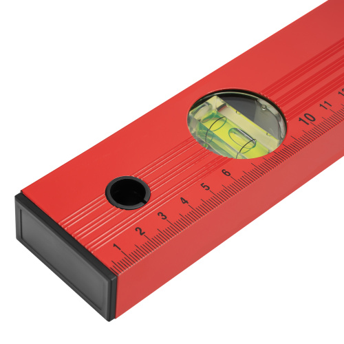 Уровень алюминиевый, 600 мм, 3 глазка, красный, линейка Matrix по ценам производителя в Санкт-Петербурге с доставкой по всей России
