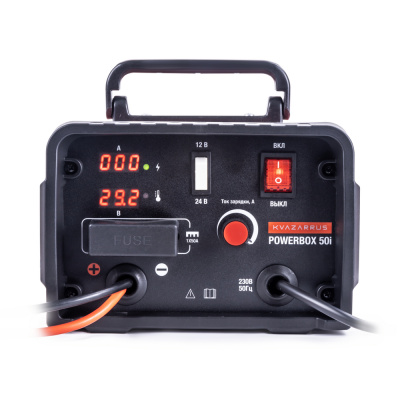 Инверторное зарядное устройство KVAZARRUS PowerBox 50i, цветная коробка по ценам производителя в Санкт-Петербурге с доставкой по всей России