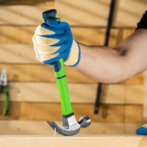 Молоток-гвоздодер, 450 г, фибергласовая обрезиненная рукоятка Сибртех купить в Москве с доставкой по всей России | ProtosMarket.ru