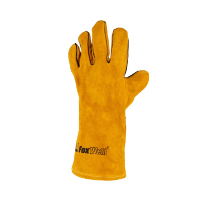 Краги кожаные термостойкие FOXWELD "Янтарь" КС-04 купить в Москве с доставкой по всей России | ProtosMarket.ru