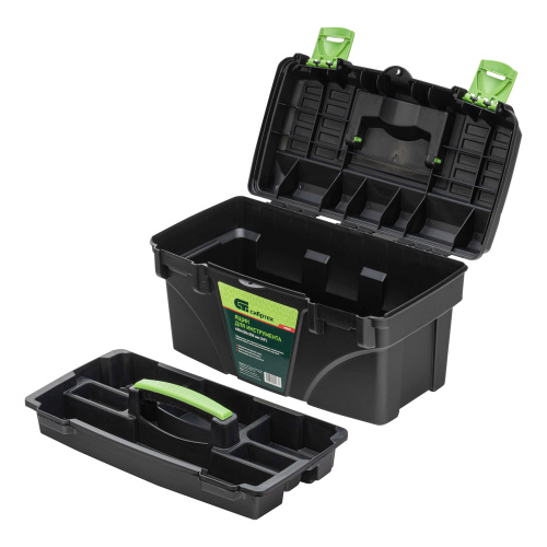 Ящик для инструмента, 430 х 235 х 250 мм, 18", пластик Сибртех купить в Москве с доставкой по всей России | ProtosMarket.ru