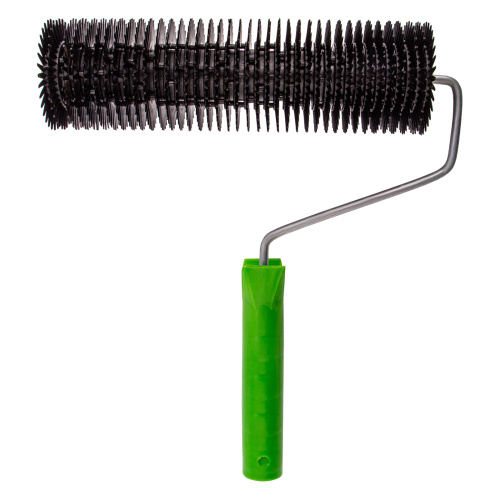 Валик игольчатый для наливных полов с ручкой, острая игла, 240 мм Сибртех купить в Москве с доставкой по всей России | ProtosMarket.ru