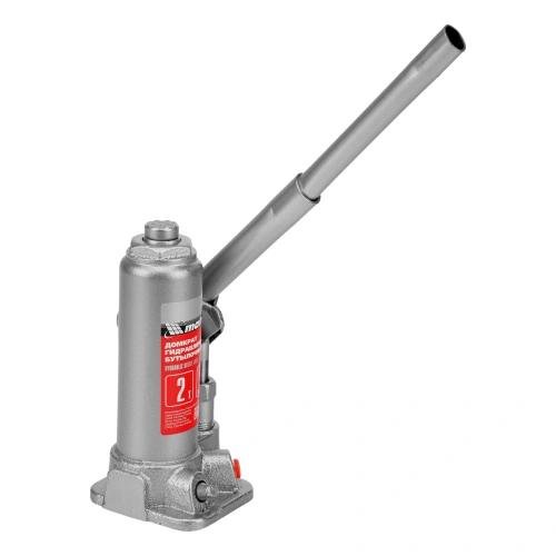 Домкрат гидравлический бутылочный, 2 т, высота подъема 181-345 мм, в пластиковый кейсе Matrix по ценам производителя в Санкт-Петербурге с доставкой по всей России