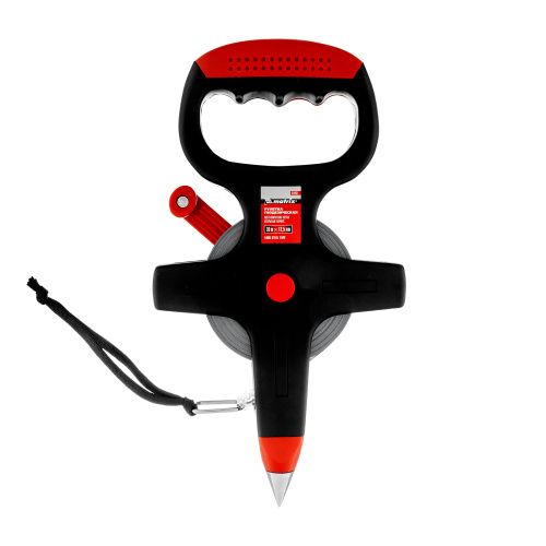 Рулетка геодезическая, 30 м х 12,5 мм, металлическая лента, открытый корпус Matrix купить в Москве с доставкой по всей России | ProtosMarket.ru