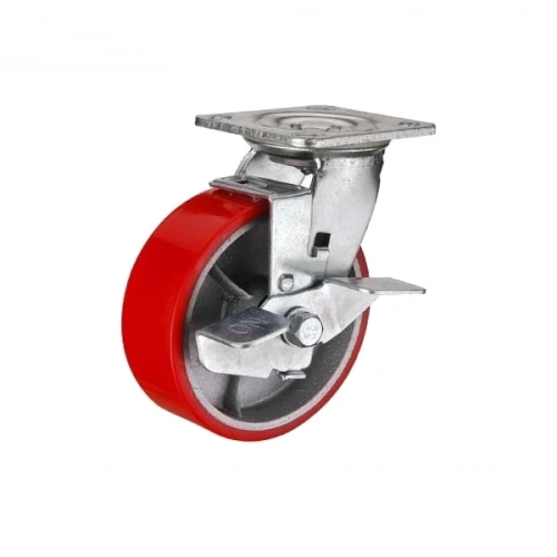 Колесо большегрузное поворотное с тормозом SCPb 63 150мм по ценам производителя в Санкт-Петербурге с доставкой по всей России