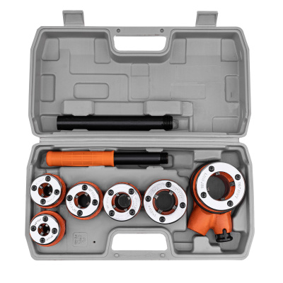 Набор клуппов 1/4-3/8-1/2-3/4-1-1.25", плашкодержатель с трещоткой, 9 предметов Sparta купить в Москве с доставкой по всей России | ProtosMarket.ru