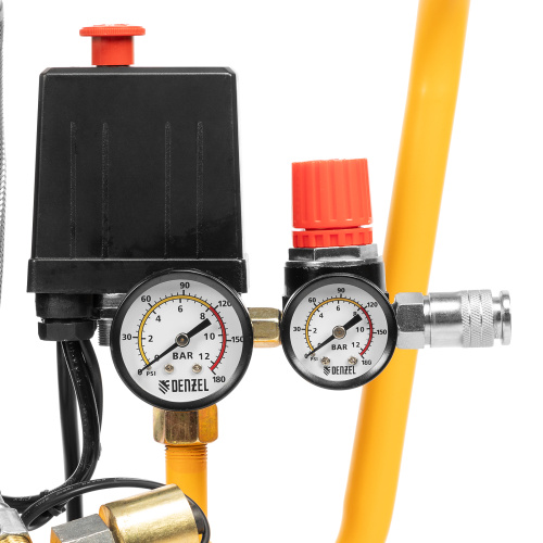 Компрессор DLS950/24 безмаслянный малошумный 950 Вт, 165 л/мин, ресивер 24 л Denzel по ценам производителя в Санкт-Петербурге с доставкой по всей России