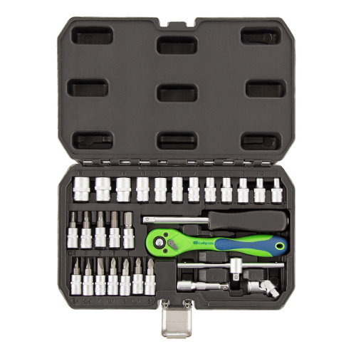 Набор инструментов 29 предметов, CrV, 1/4" Сибртех купить в Москве с доставкой по всей России | ProtosMarket.ru