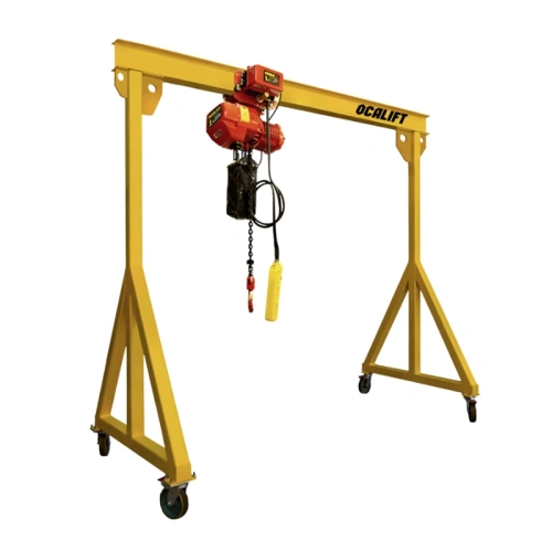 Мини-кран козловой МПУ 2т 3х4м с талью 380в по ценам производителя в Санкт-Петербурге с доставкой по всей России