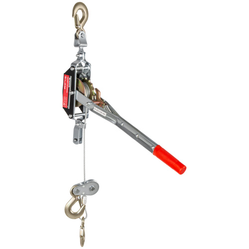 Лебедка рычажная, тяга 2 т, подъем 0.8 т, одинарное храповое колесо Matrix по ценам производителя в Санкт-Петербурге с доставкой по всей России