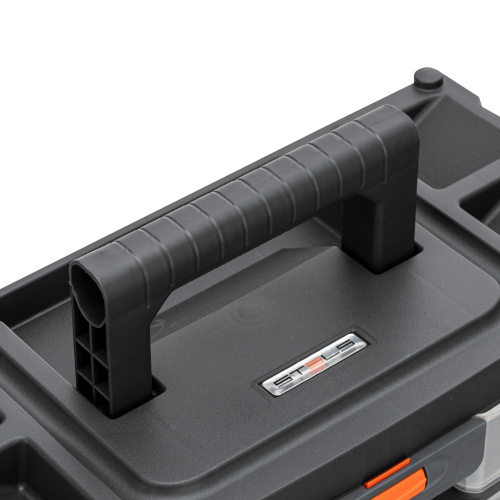 Органайзер для хранения с выдвижными лотками 310х150х260мм, 4 секции, пластик Stels купить в Москве с доставкой по всей России | ProtosMarket.ru