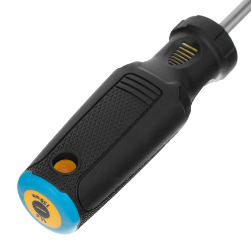 Отвертка SL6x150 мм, CrV, трехкомпонентная рукоятка Denzel по ценам производителя в Санкт-Петербурге с доставкой по всей России