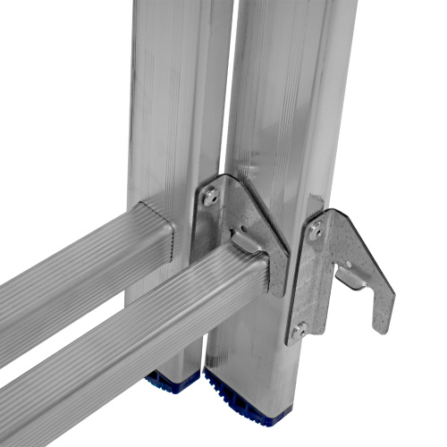 Лестница, 3 х 11 ступеней, алюминиевая, трехсекционная, Сибртех купить в Москве с доставкой по всей России | ProtosMarket.ru