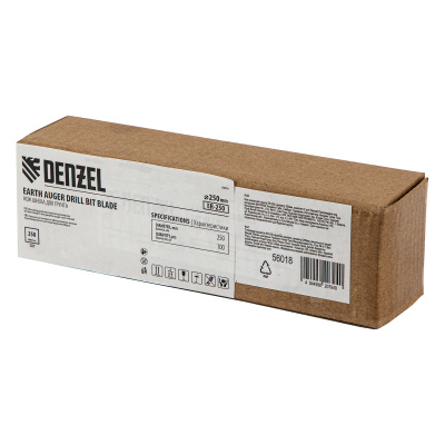 Нож шнека для грунта ER-250, диаметр 250 мм, комплект 2 шт Denzel по ценам производителя в Санкт-Петербурге с доставкой по всей России