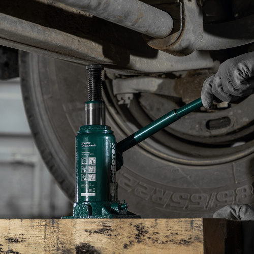 Домкрат гидравлический бутылочный, 10 т, 190-370 мм Сибртех по ценам производителя в Санкт-Петербурге с доставкой по всей России