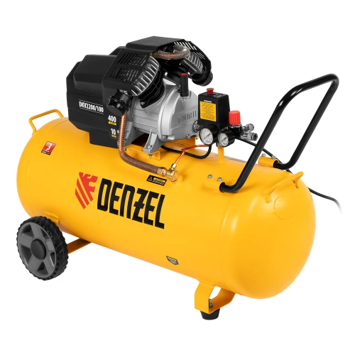 Компрессор воздушный DKV2200/100, Х-PRO 2.2 кВт, 400 л/мин, 100л Denzel по ценам производителя в Санкт-Петербурге с доставкой по всей России
