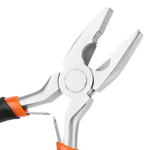 Плоскогубцы Mini, 130 мм, никелированные, авторазжим Sparta по ценам производителя в Санкт-Петербурге с доставкой по всей России