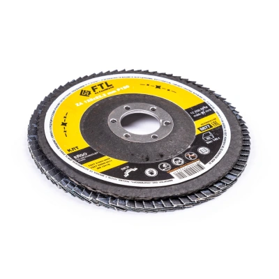 Круг лепестковый для шлифования по нержавеющей стали FTL Ergo 27 цирконий 125 х 22,2 мм P120 купить в Москве с доставкой по всей России | ProtosMarket.ru