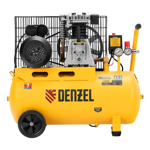 Компрессор воздушный BCI2300/50, ременный привод, 2.3 кВт, 50 литров, 400 л/мин Denzel по ценам производителя в Санкт-Петербурге с доставкой по всей России