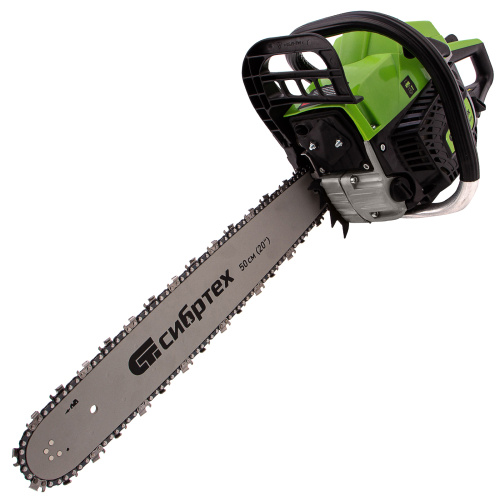 Пила цепная бензиновая БП-5850, 58 см3, шина 50 см, шаг 0.325, паз 1,5 мм, 76 звеньев Сибртех купить в Москве с доставкой по всей России | ProtosMarket.ru