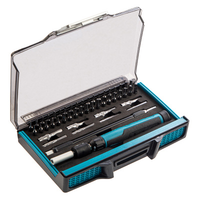Отвертка с набором бит и торцевых головок для точных работ, гибкий привод, 48 шт, CrMo Gross купить в Москве с доставкой по всей России | ProtosMarket.ru